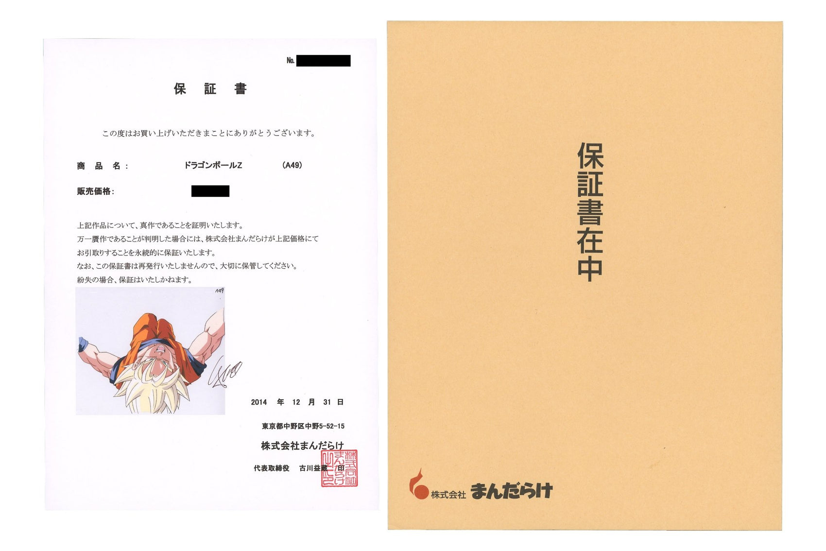 Super Saiyan Goku – Dragon Ball Z - ORIOGI オリオギ